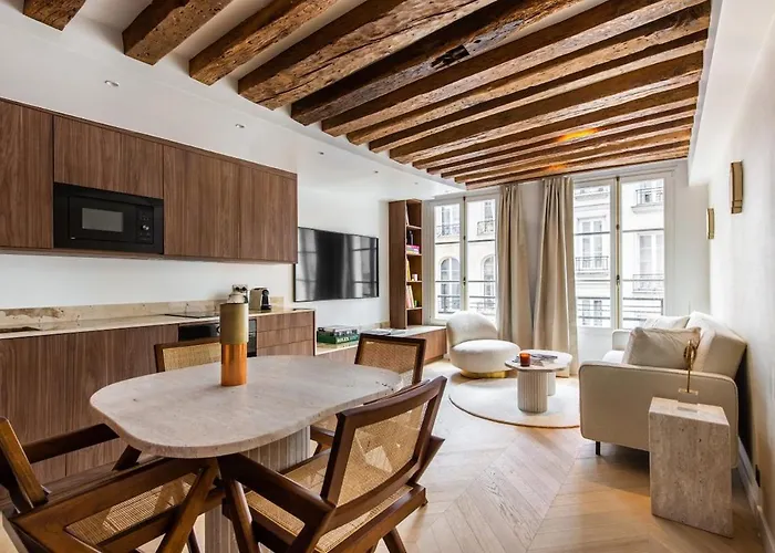 Apartman Luxury-1br#louvre#saint-honore#palais-royal Párizs